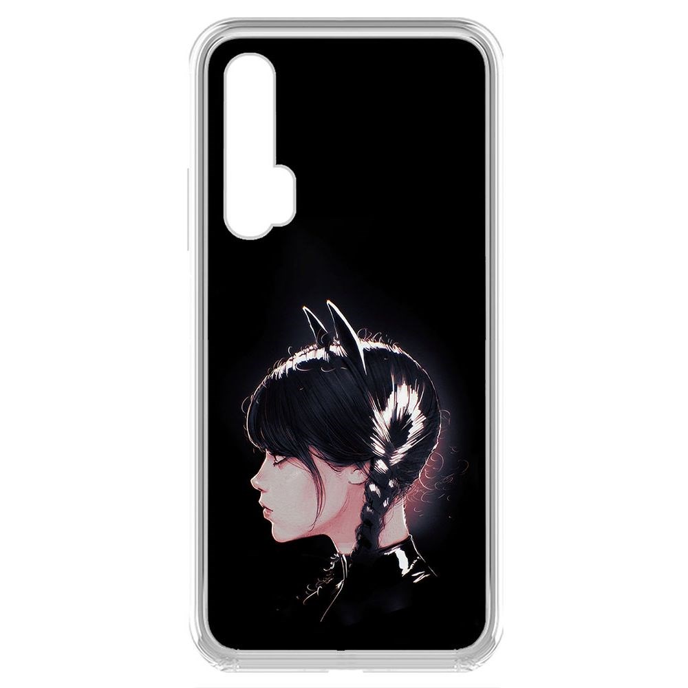 

Чехол-накладка Krutoff Clear Case Уэнсдей Аддамс - Кошка Уэнсдей для Huawei Nova 5T
