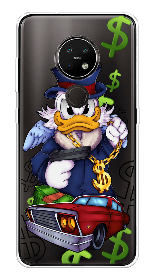 

Чехол на Nokia 6.2 "Scrooge McDuck with a Gold Chain", Красный;синий;белый, 123050-6