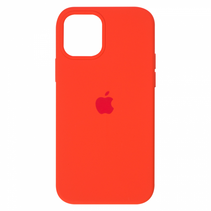 

Силиконовый чехол для iPhone 12 mini (Юфтевый), Оранжевый