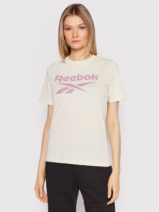 

Футболка женская Reebok 0000209984705 бежевая XS (доставка из-за рубежа), Бежевый, 0000209984705