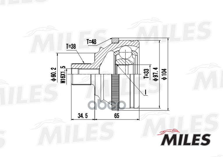 фото Шрус miles ga20527