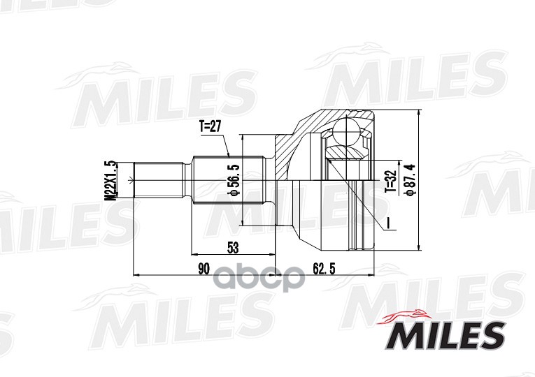 

Шрус Miles GA20390