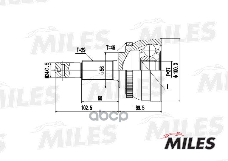 фото Шрус miles ga20300