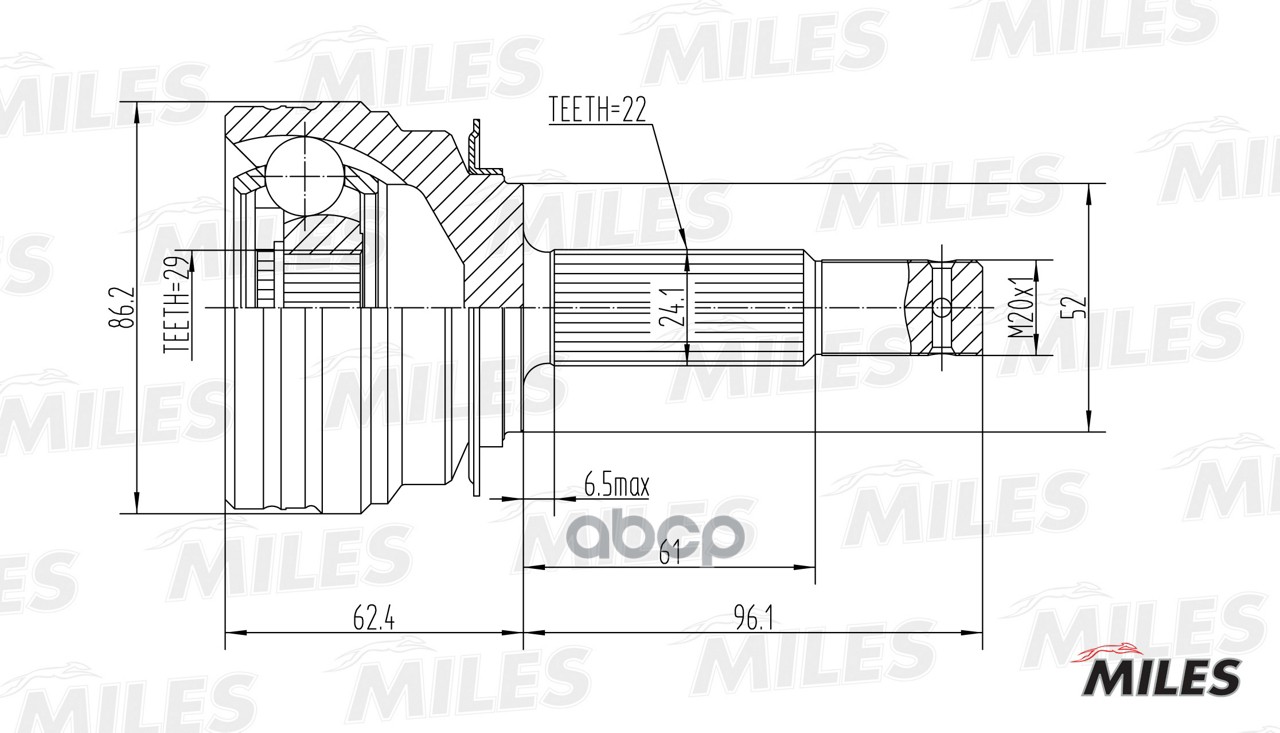 фото Шрус miles ga20076