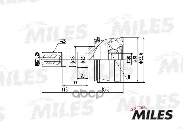 фото Шрус miles ga20447