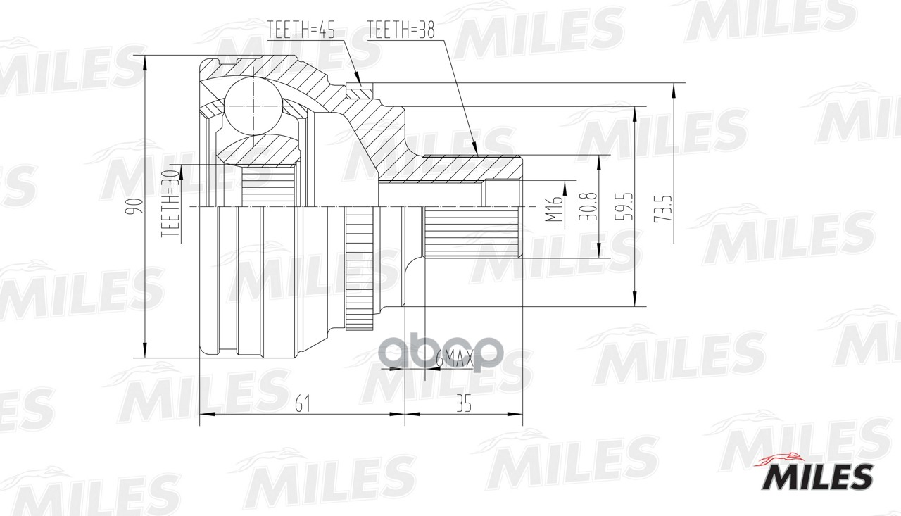 фото Шрус miles ga20007