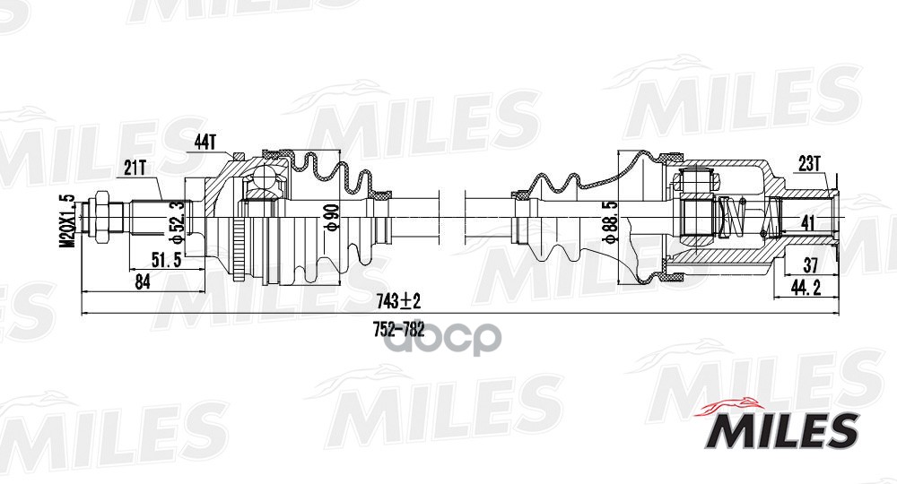 

Привод в сборе Miles GC02115