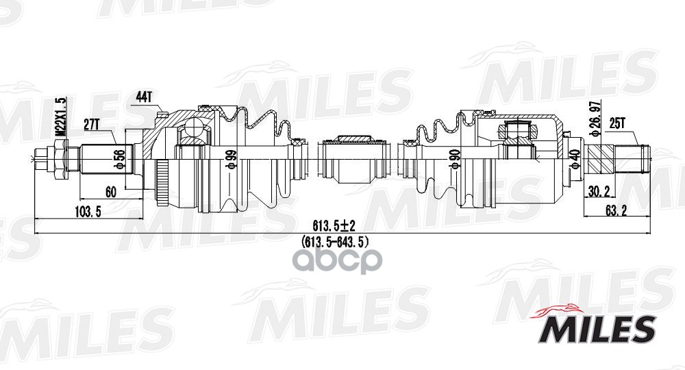 

Привод в сборе Miles GC01079
