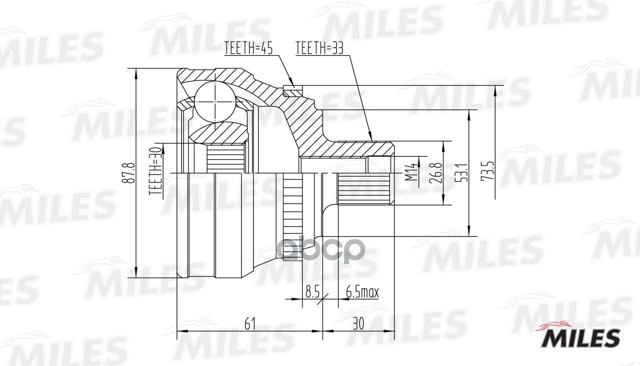 фото Шрус miles ga20014