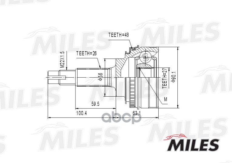 фото Шрус miles ga20471