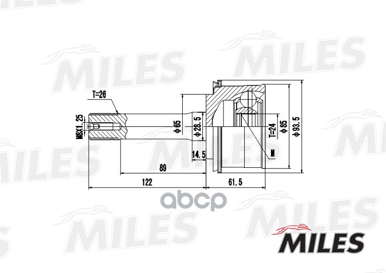 фото Шрус miles ga20193