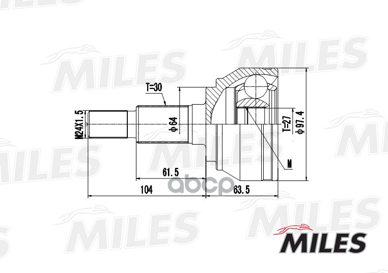 

Шрус Miles GA20532