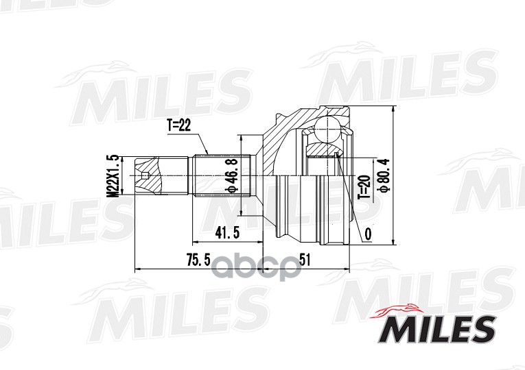 фото Шрус miles ga20088