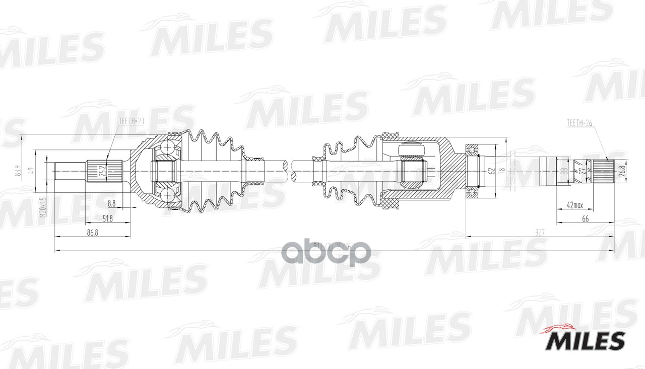 

Привод в сборе Miles GC02117