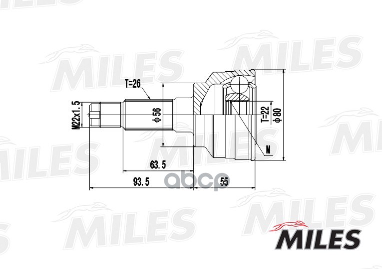 фото Шрус miles ga20190