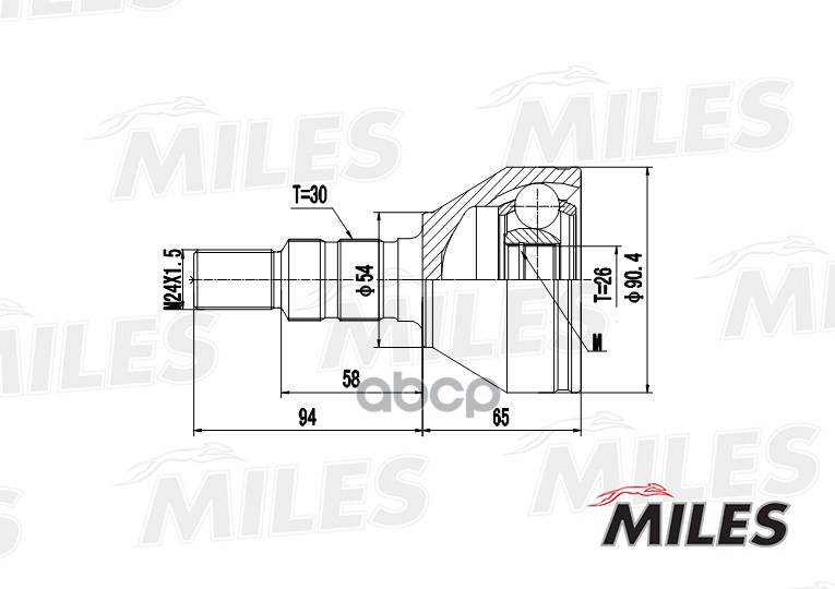 

Шрус Miles GA20351