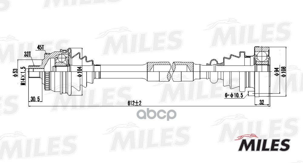 

Привод в сборе Miles GC01011