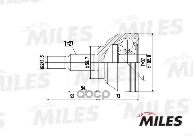 

Шрус Miles GA20393