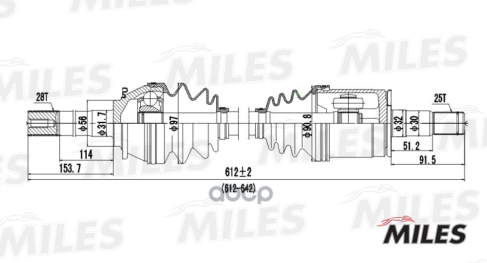 

Привод в сборе Miles GC01077