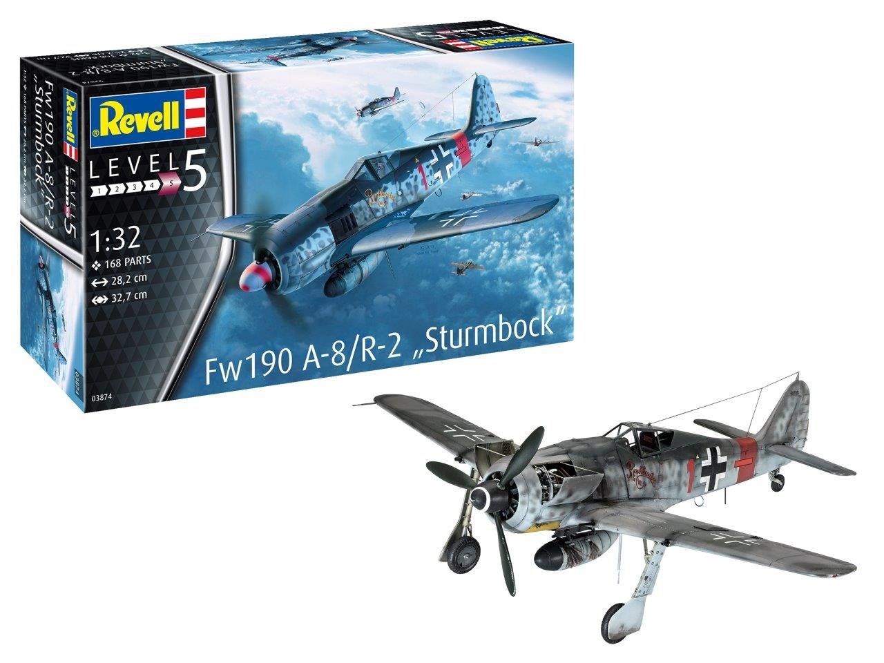 

Модель для сборки Revell Немецкий истребитель Fw190 A-8 Rammjäger