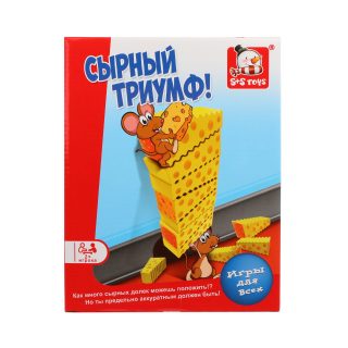 фото Настольная игра наша игрушка ловкость сырный триумф!