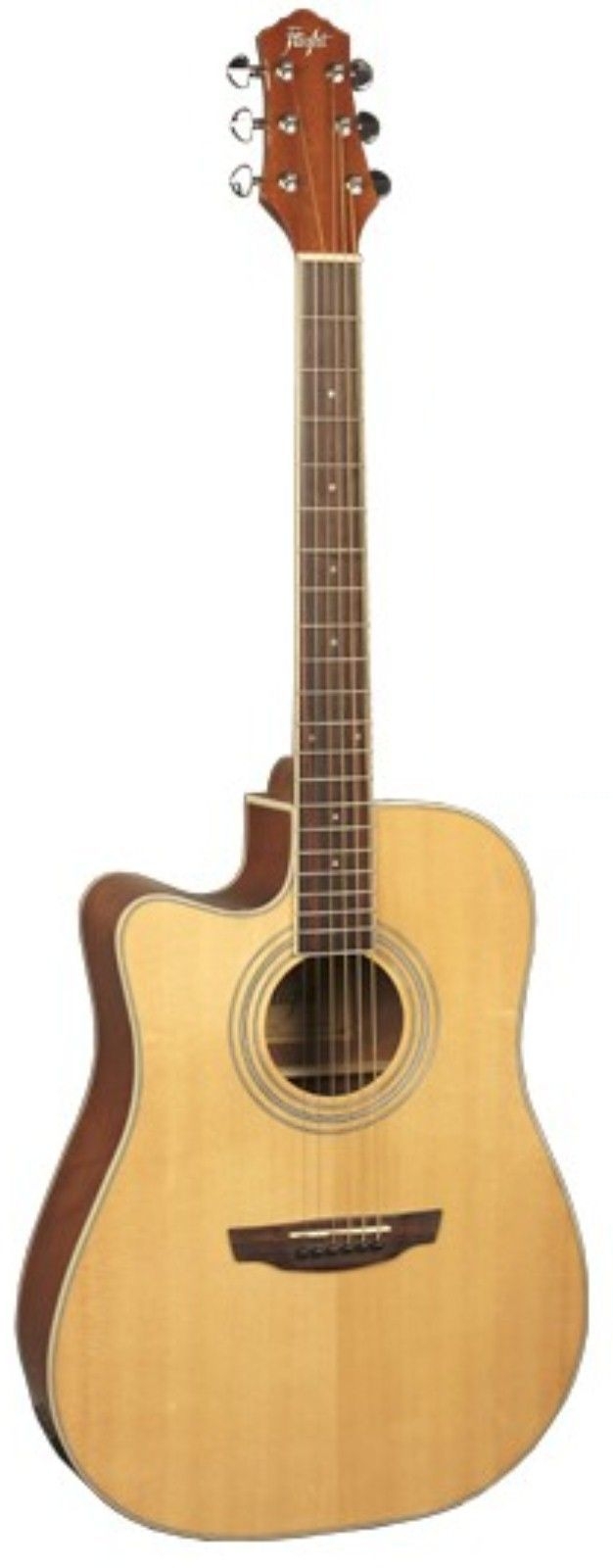 Электроакустическая гитара для левшей FLIGHT AD-200 CEQ NA LH