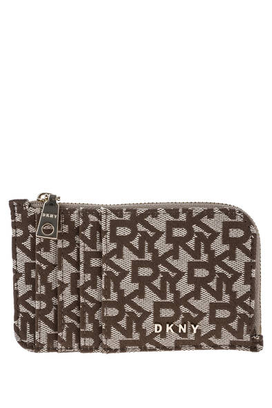 

Визитница женскяя DKNY R01ZFH42 бежевая, Бежевый, R01ZFH42