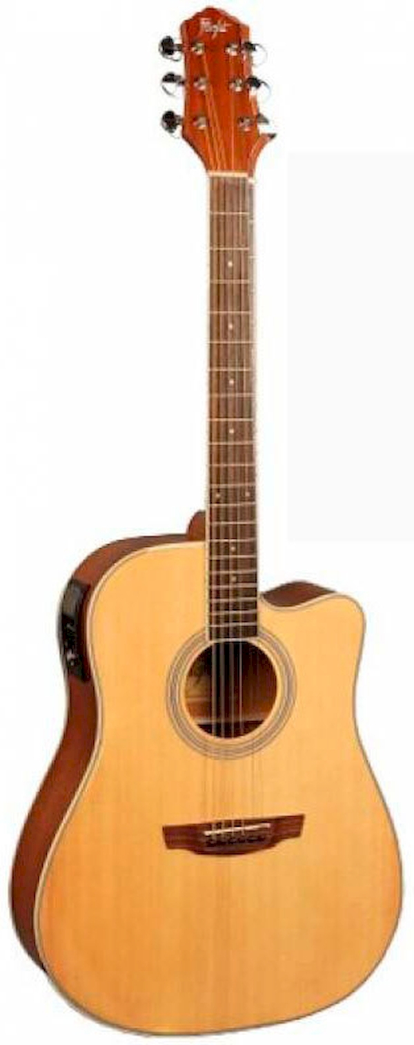 Электроакустическая гитара шестиструнная FLIGHT AD-200 CEQ NA