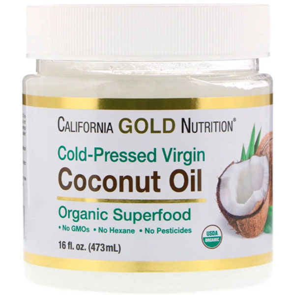 фото California gold nutrition coconut oil organic extra virgin 473 ml