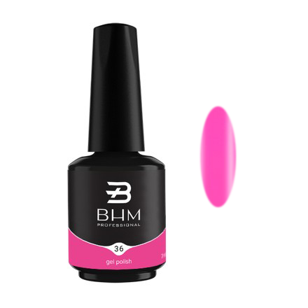 

Гель-лак BHM Professional №036, Bright cyclamen