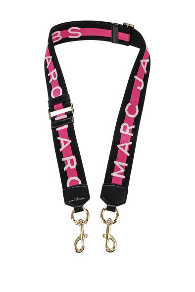 

Ремень для сумки женский Marc Jacobs M0015673-651 розовый/черный, M0015673-651