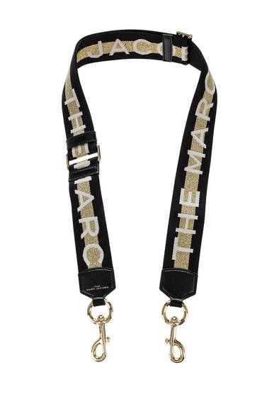 

Ремень для сумки женский Marc Jacobs M0014087-765 черный/золотистый, M0014087-765