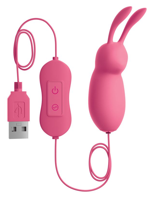 Вибропуля - кролик Pipedream на USB питании OMG! Bullets #Cute USB Bullet, Pink