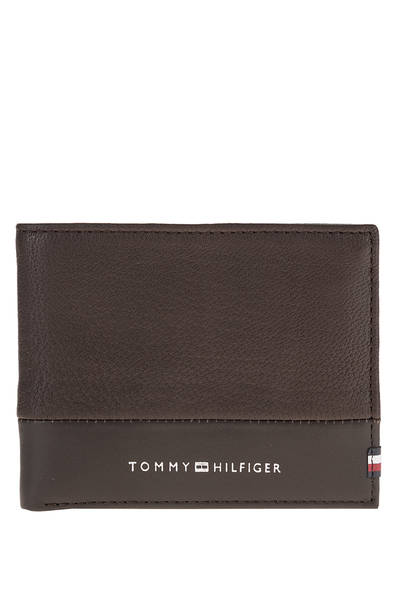 

Портмоне мужское Tommy Hilfiger AM0AM05645 0HD коричневое, Коричневый, AM0AM05645 0HD