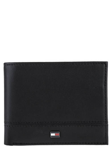 

Портмоне мужское Tommy Hilfiger AM0AM06162 BDS черное, Черный, AM0AM06162 BDS