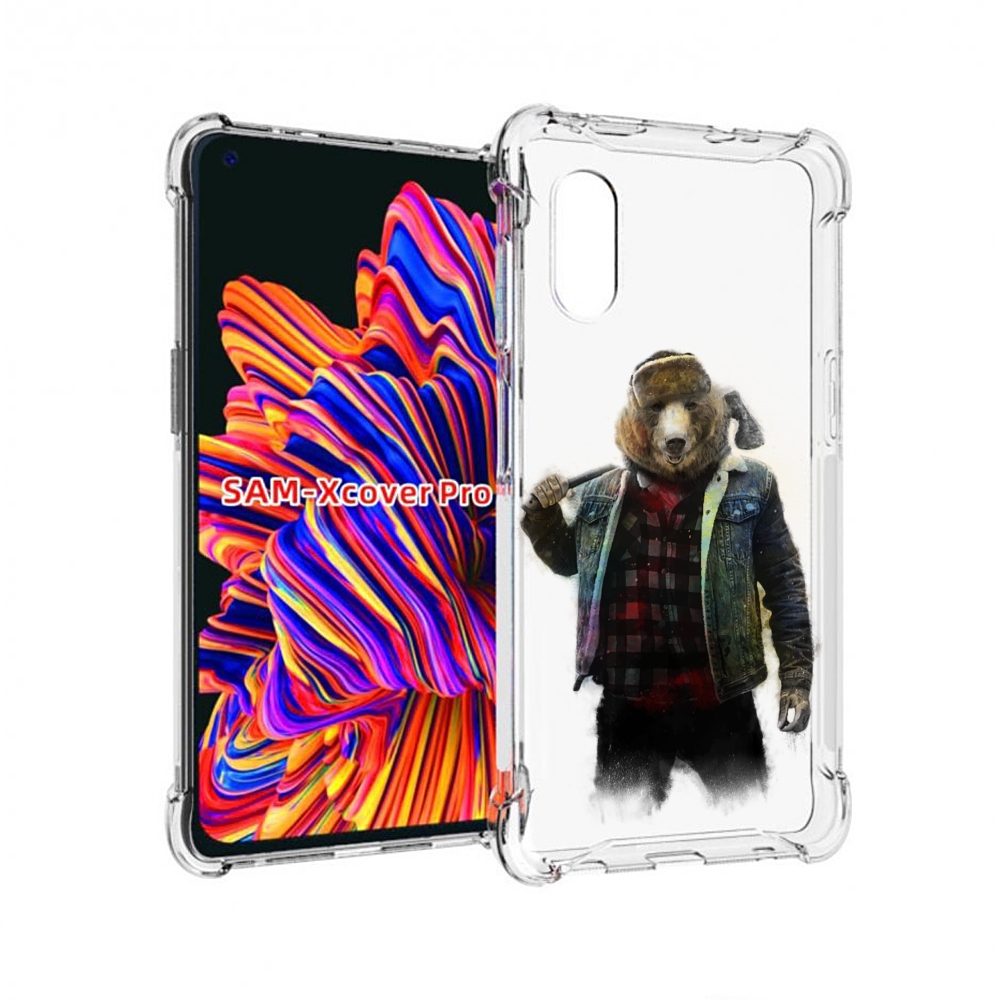 

Чехол MyPads медведь с топором для Samsung Galaxy Xcover Pro 1, Прозрачный, Tocco