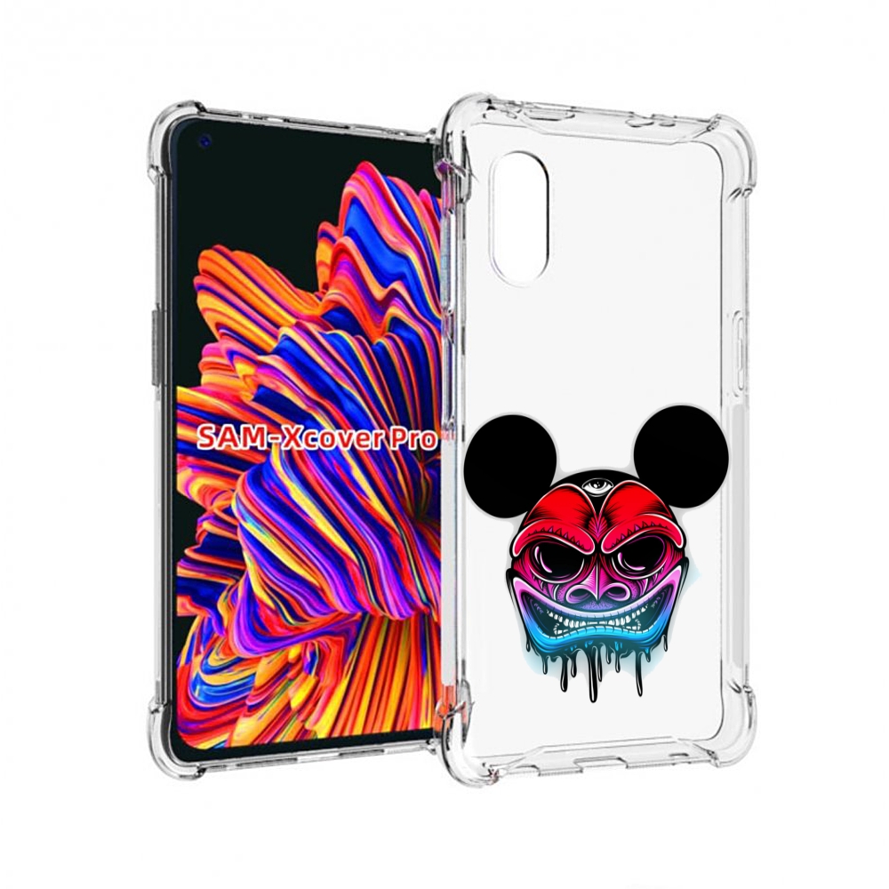 

Чехол MyPads микки в маске для Samsung Galaxy Xcover Pro 1, Прозрачный, Tocco