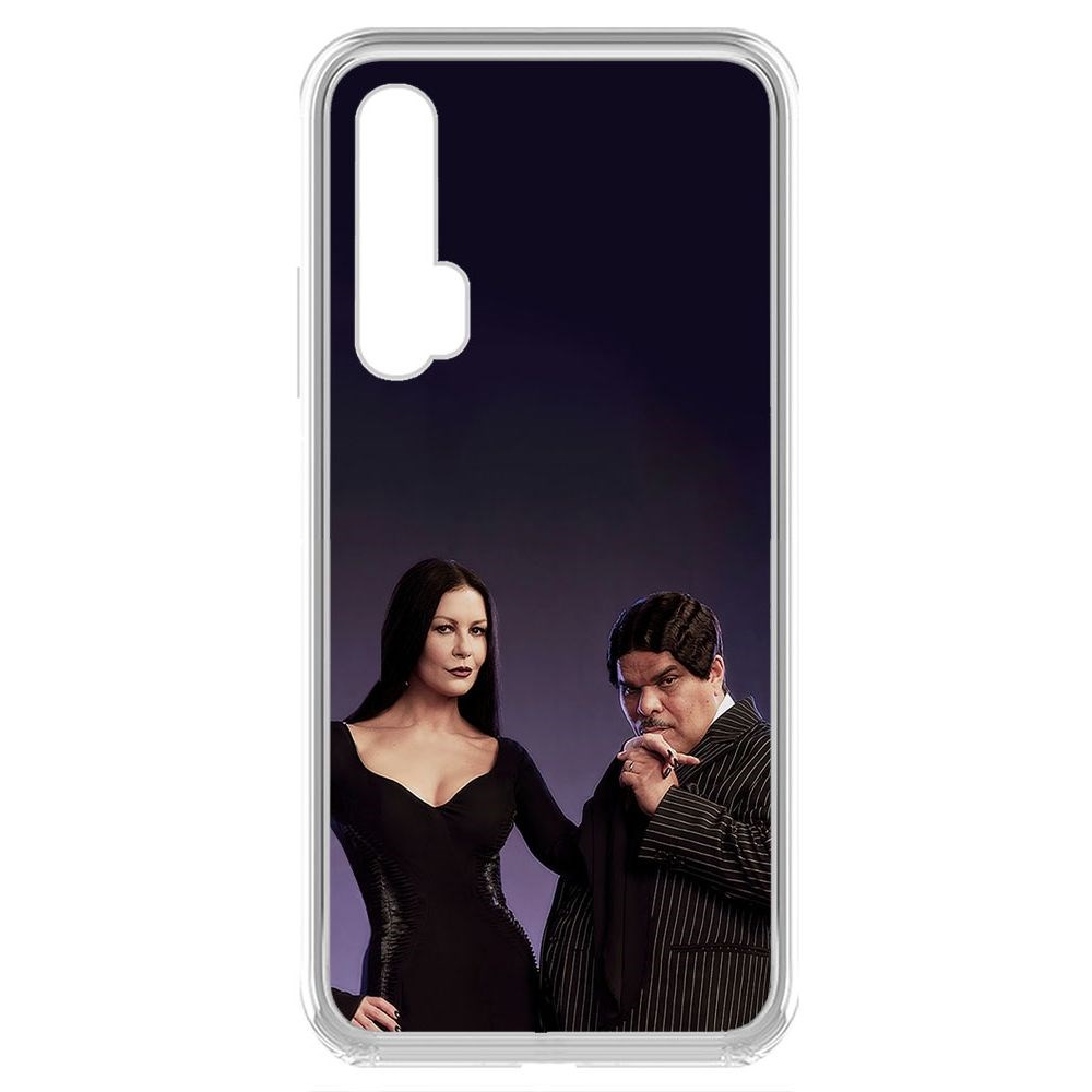 

Чехол-накладка Krutoff Clear Case Уэнсдей Аддамс - Мортиша и Гомес для Huawei Nova 5T