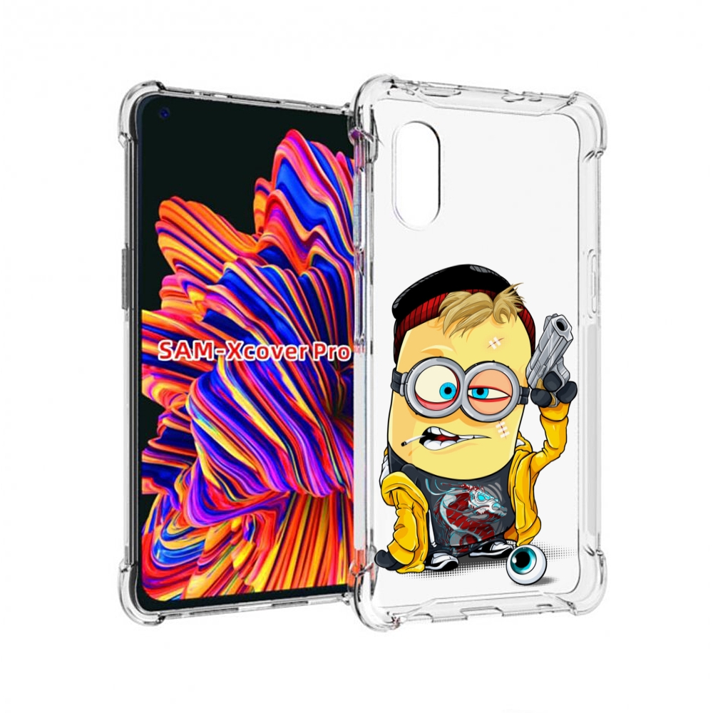 

Чехол MyPads миньон бандит для Samsung Galaxy Xcover Pro 1, Прозрачный, Tocco
