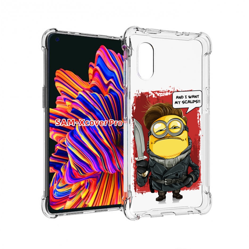 

Чехол MyPads миньон убийца для Samsung Galaxy Xcover Pro 1, Прозрачный, Tocco
