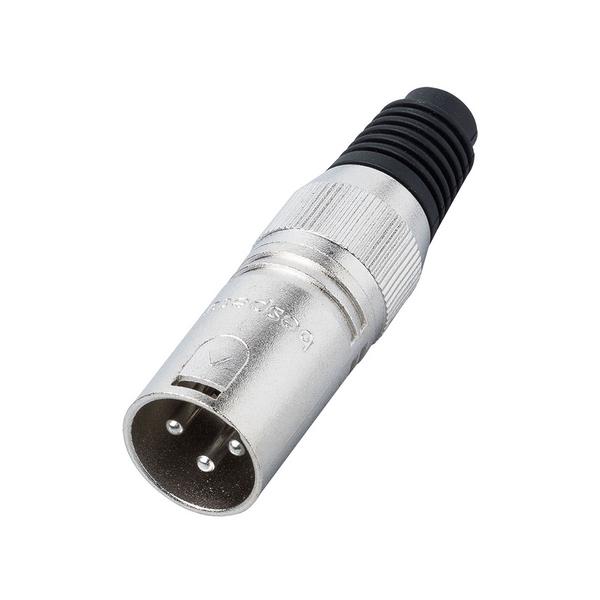 

Разъем XLR (Папа) Bespeco XLR3MX, Серый