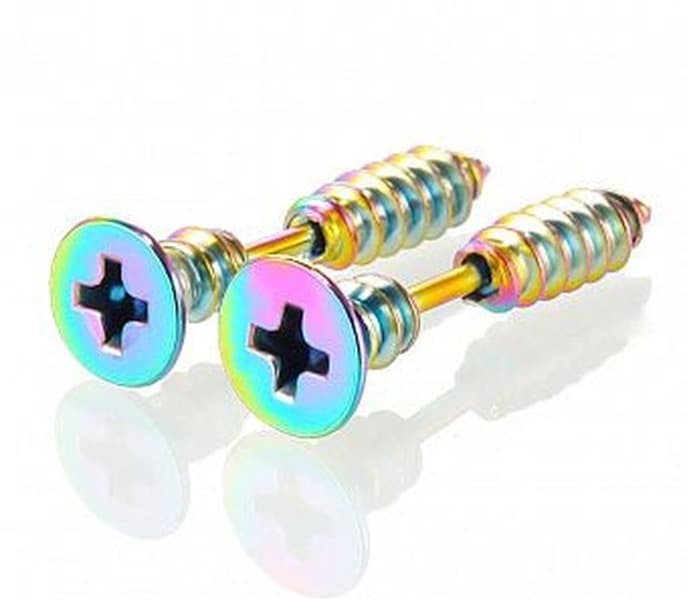

Серьги двухсторонние из стали PR-ER-046, PR-ER-046