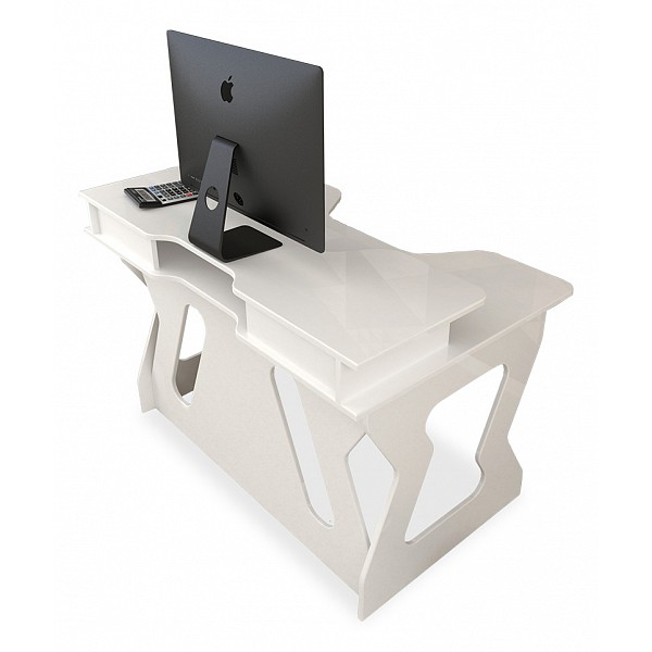 фото Компьютерный стол мебелеф мебелеф-9, белый мебелефф