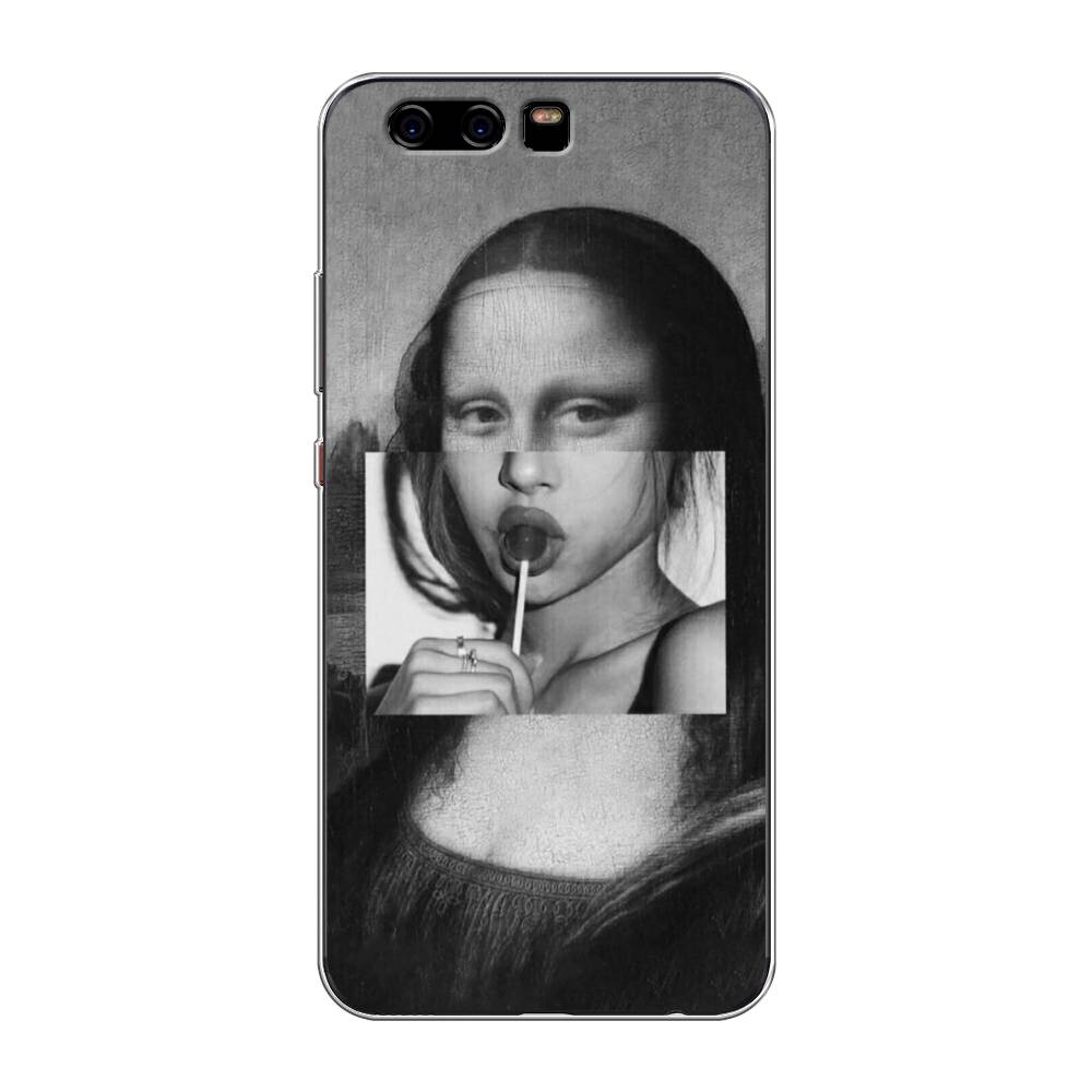 

Чехол Awog на Huawei P10 "Mona Lisa sucking lollipop", Разноцветный, 62250-9