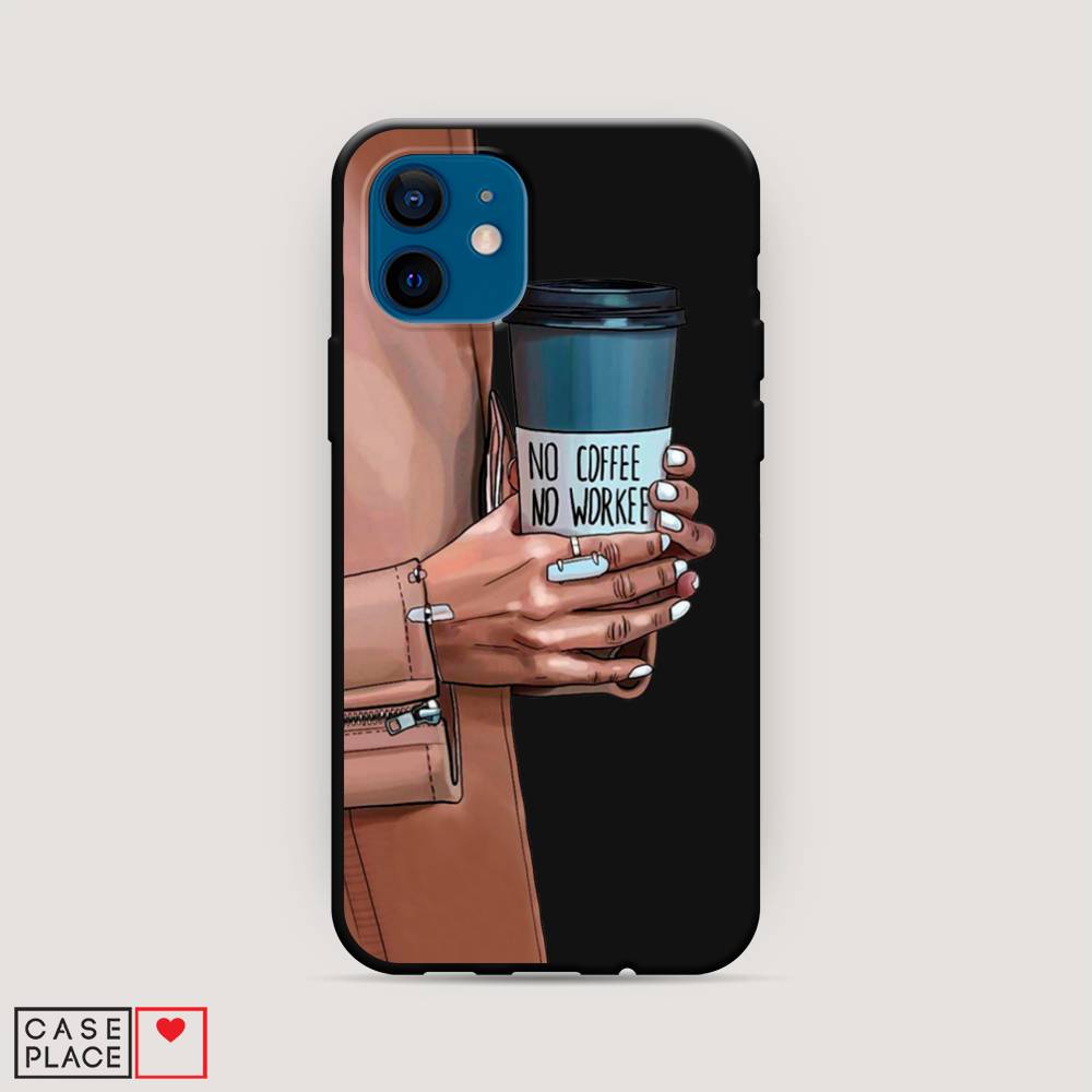 

Чехол Awog на Apple iPhone 12 mini / Айфон 12 mini "No coffee", Разноцветный, 12652-1