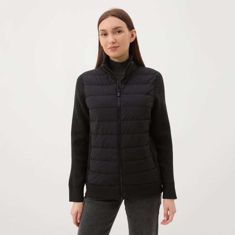 

Куртка женская Maison David MLY23-0606-1W черная 2XS, Черный, MLY23-0606-1W