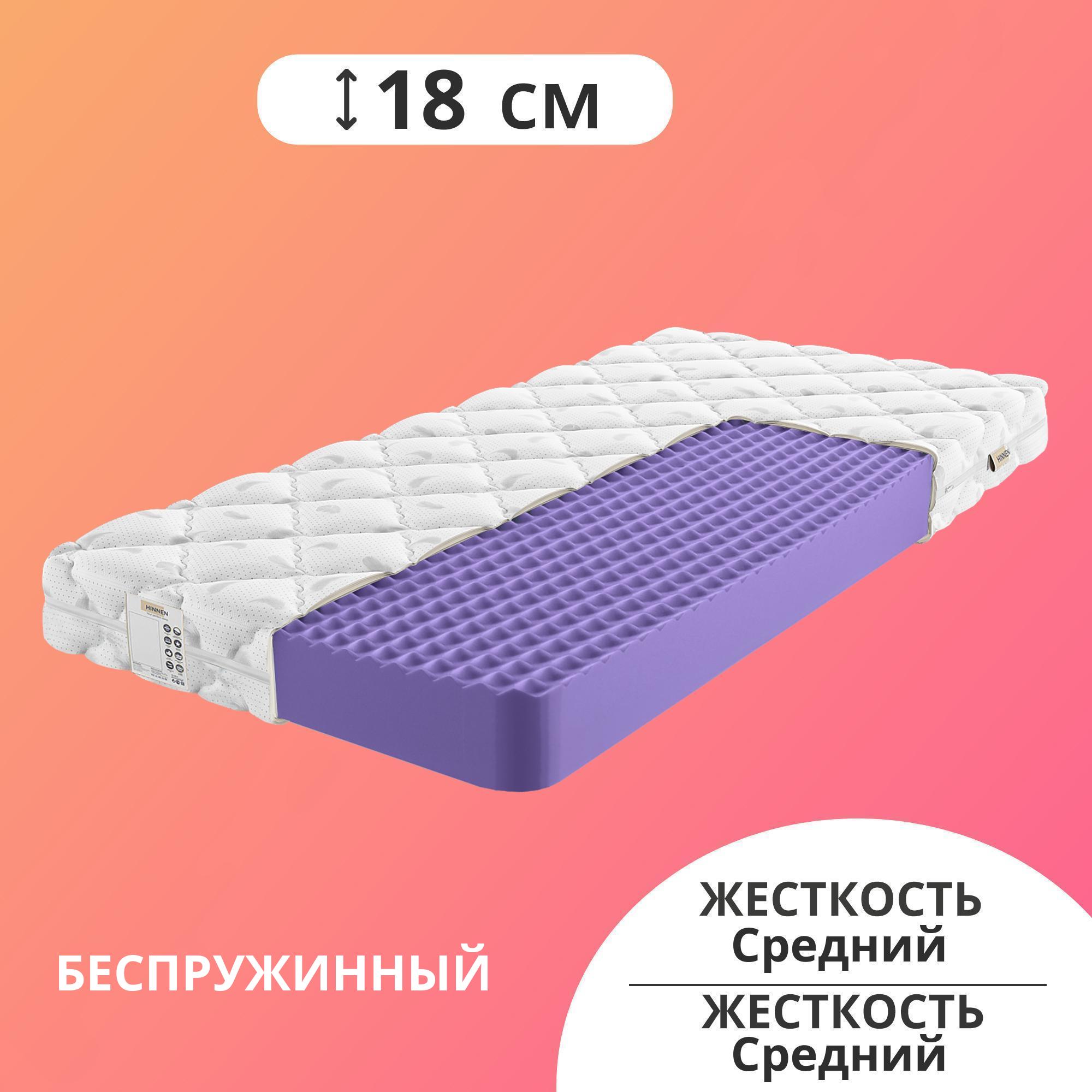 

Матрас беспружинный Hinnen Style Flex H 200x200, Белый, Style Flex H