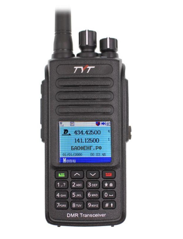 

Цифровая портативная рация TYT MD-UV390 DMR, Черный, MD-UV390 DMR