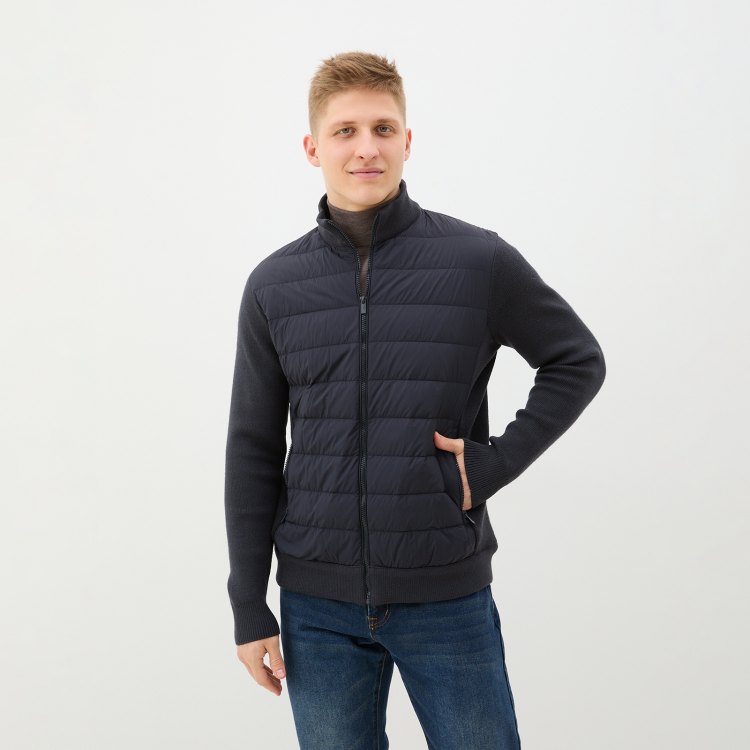 

Куртка мужская Maison David MLY23-0606-1M синяя 2XL, Синий, MLY23-0606-1M
