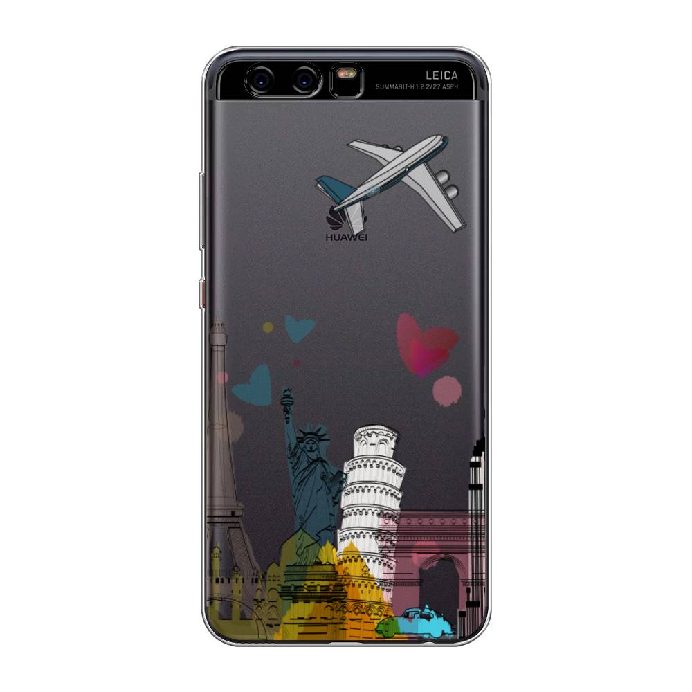 

Чехол Awog на Huawei P10 "Самолет путешествий", Разноцветный, 62250-10
